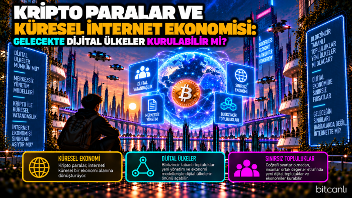 Kripto Paralar ve Küresel İnternet Ekonomisi: Gelecekte Dijital Ülkeler Kurulabilir Mi?